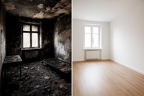 Avant/après : restauration d’un logement sinistré grâce au débarras et au nettoyage à Paris et en Île-de-France